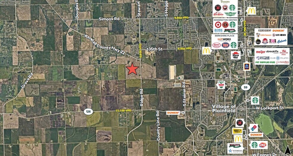 SWC of Ridge Road & Plainfield Road, Oswego, IL à vendre - Photo du bâtiment - Image 1 de 1