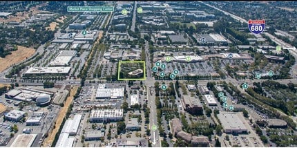 3223 Crow Canyon Rd, San Ramon, CA - Aérien  Vue de la carte - Image1