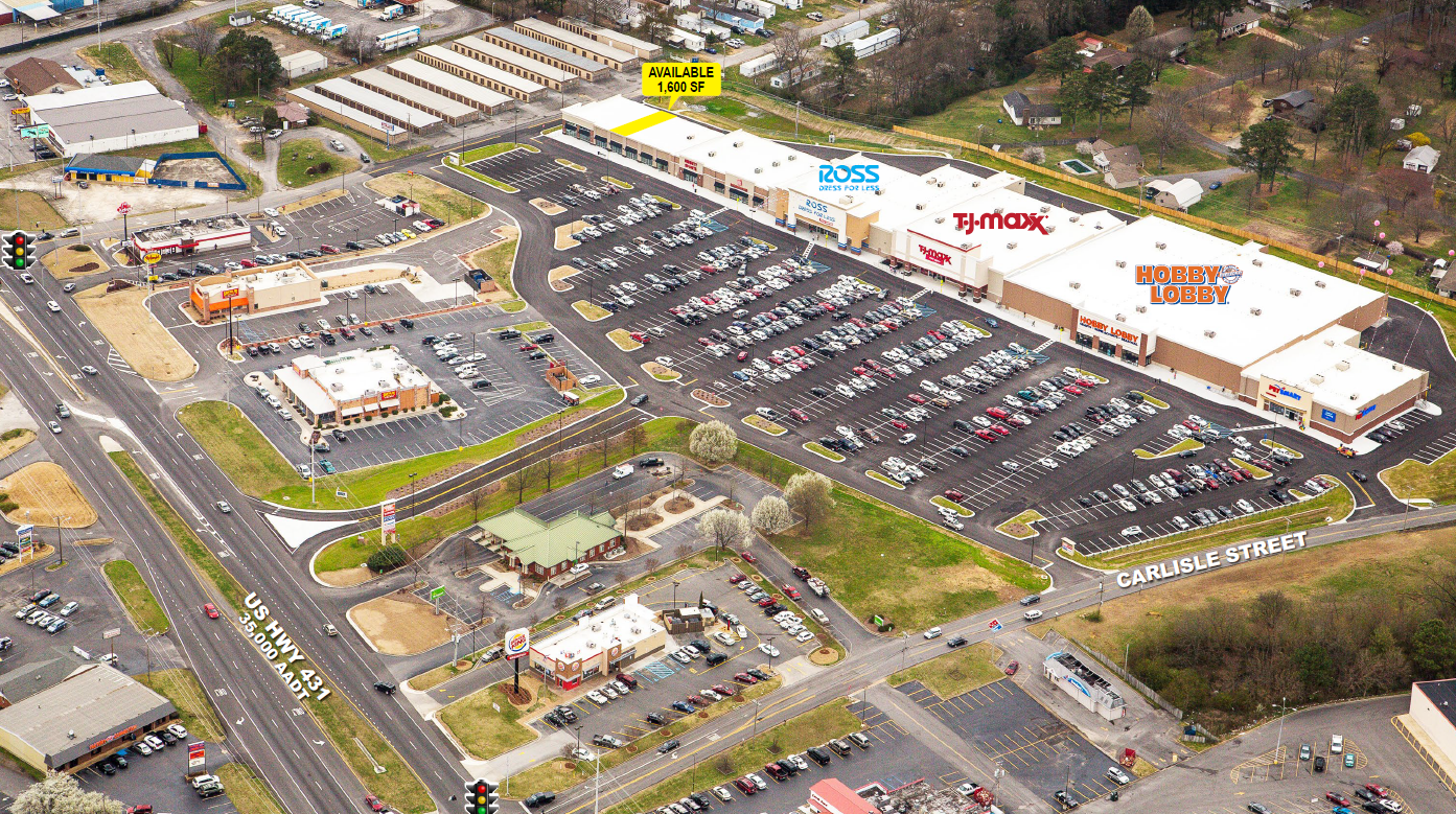 7360 US Highway 431, Albertville, AL for lease Aerial- Image 1 of 5