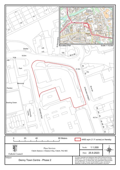 Fk6 6fa, Denny à vendre - Plan de site - Image 2 de 2