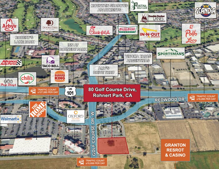 80 Golf Course Rd, Rohnert Park, CA à louer - Photo du bâtiment - Image 2 de 4