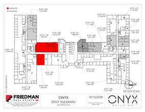 29777 Telegraph Rd, Southfield, MI for lease Floor Plan- Image 2 of 2