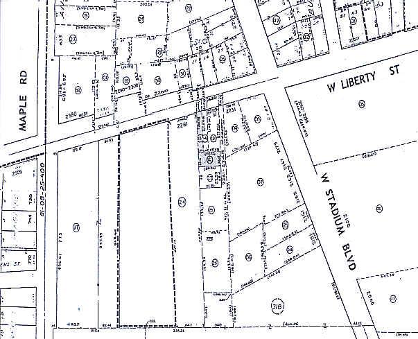 2239 W Liberty St, Ann Arbor, MI à vendre - Plan cadastral - Image 3 de 3