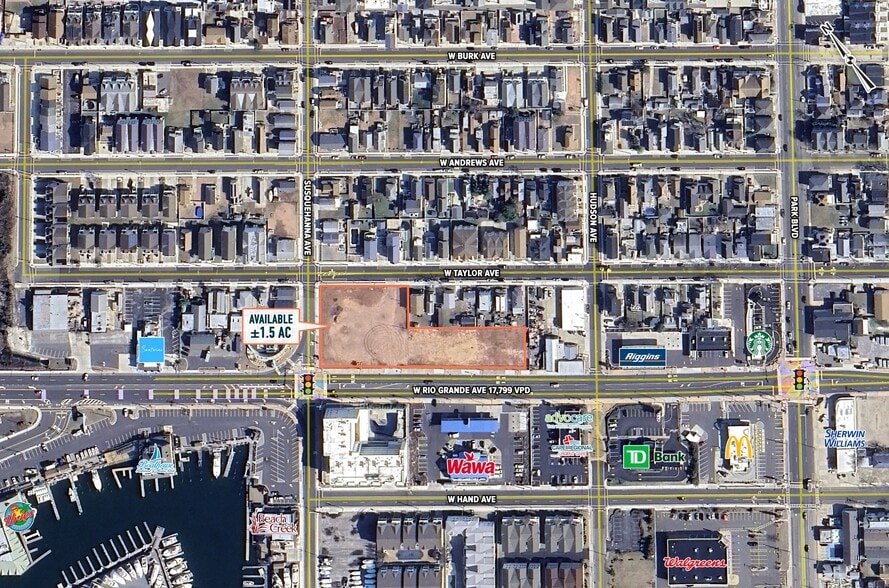 437-447 W Rio Grande Ave, Wildwood, NJ à louer - Aérien - Image 1 de 2