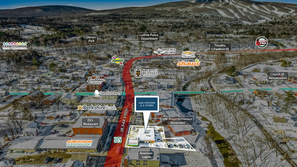 143 Main St, Ludlow, VT à vendre - Photo du bâtiment - Image 2 de 5