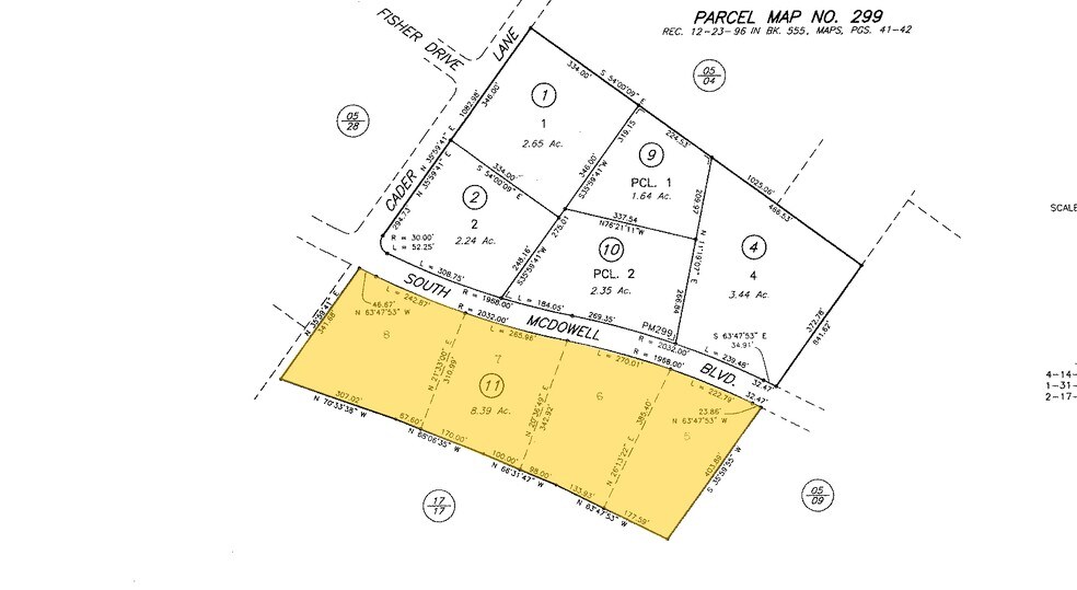 2000-2100 S McDowell Boulevard Ext, Petaluma, CA à louer - Plan cadastral - Image 2 de 12