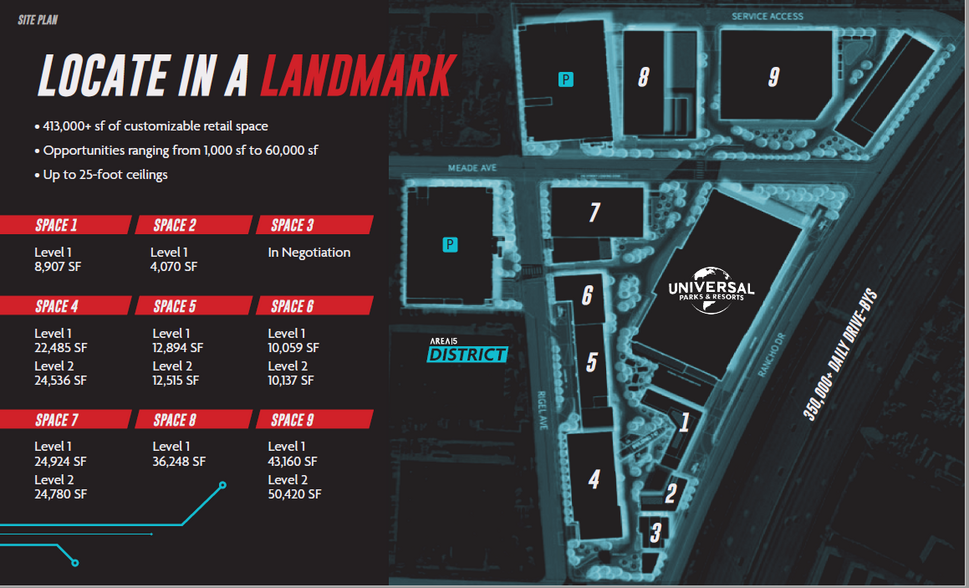 AREA15- Sirius Ave, Las Vegas, NV à louer - Plan de site - Image 3 de 3