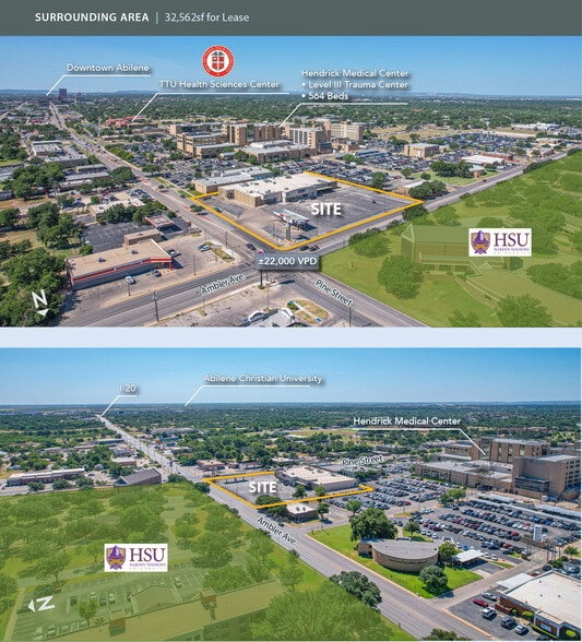 2160 Pine St, Abilene, TX à louer - Aérien - Image 3 de 5