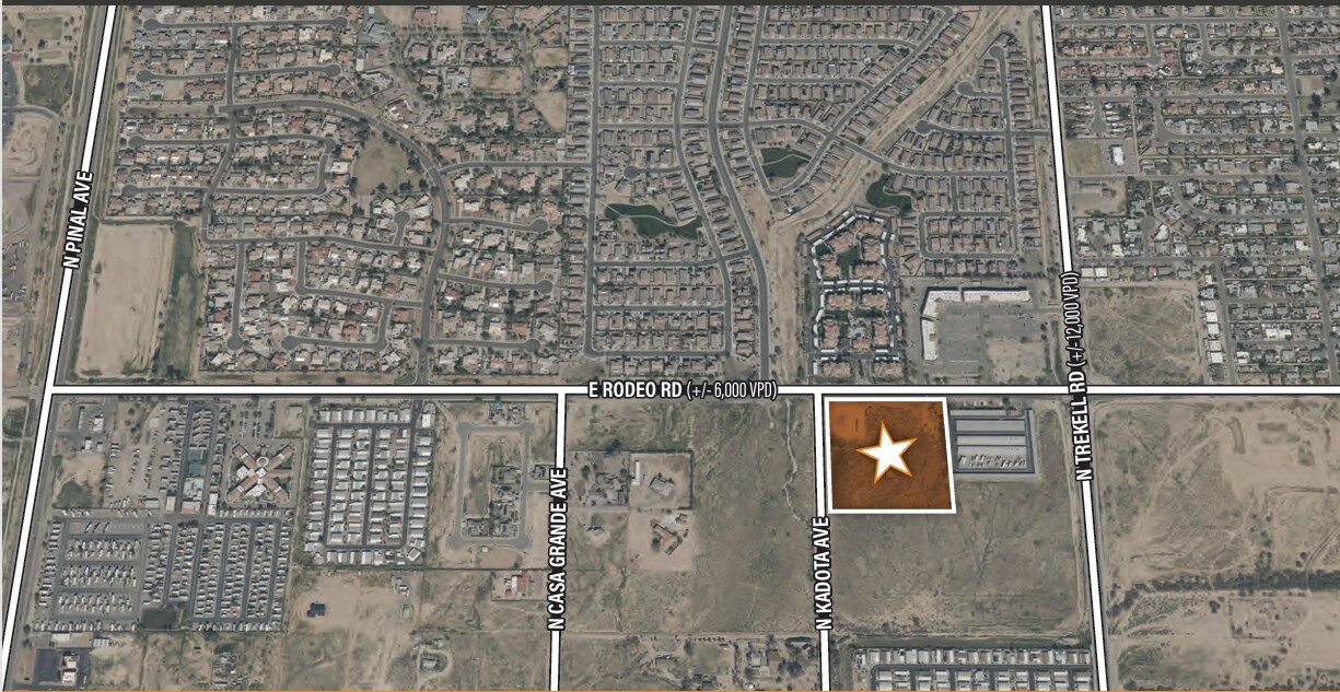 SEC of Kadota & Rodeo, Casa Grande, AZ à vendre Photo principale- Image 1 de 3