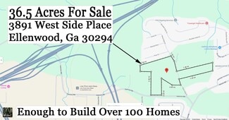 Plus de détails pour 3891 W Side Pl, Ellenwood, GA - Terrain à vendre