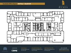 201 S College St, Charlotte, NC à louer Plan d’étage- Image 2 de 2