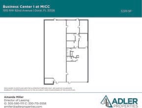 1701-1923 NW 82nd Ave, Miami, FL à louer Plan d’étage- Image 1 de 1