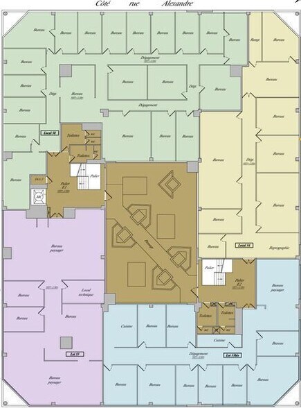 Flex in Gennevilliers for lease - Floor Plan - Image 3 of 6