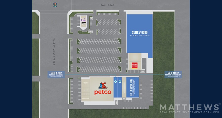 6012-6090 Ball Rd, Buena Park, CA à louer - Photo du bâtiment - Image 2 de 3