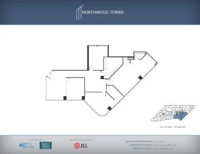 5757 Alpha Rd, Dallas, TX à louer Plan d’étage- Image 1 de 2
