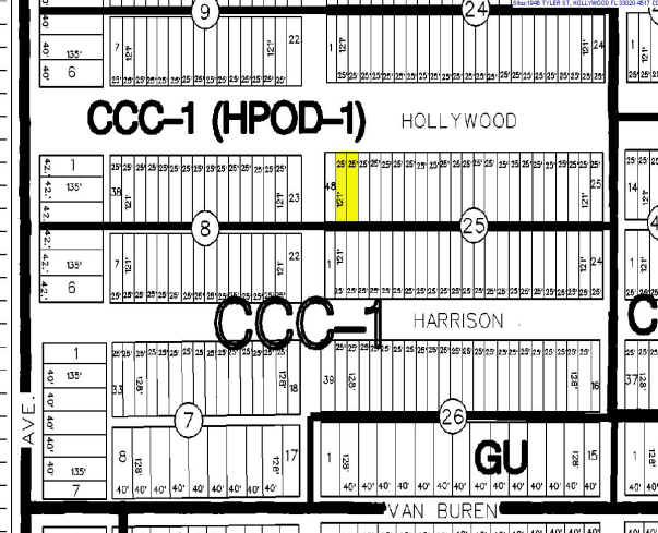 1946 Tyler St, Hollywood, FL à louer - Plan cadastral - Image 2 de 15