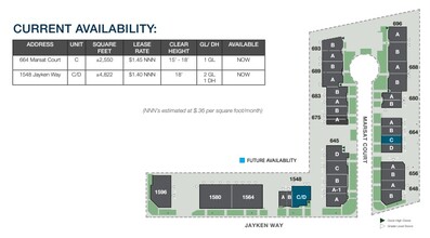 675-693 Marsat Ct, Chula Vista, CA à louer Plan de site- Image 1 de 1