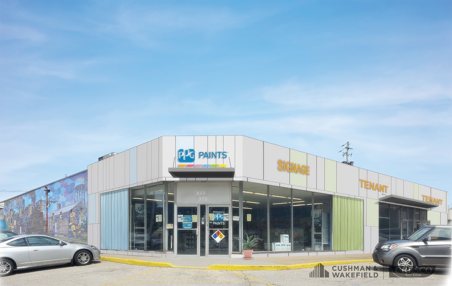 315-323 E Market St, Akron, OH à louer Photo du bâtiment- Image 1 de 2