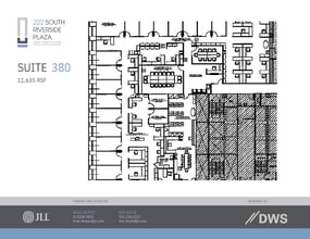 222 S Riverside Plz, Chicago, IL à louer Plan d’étage- Image 1 de 1