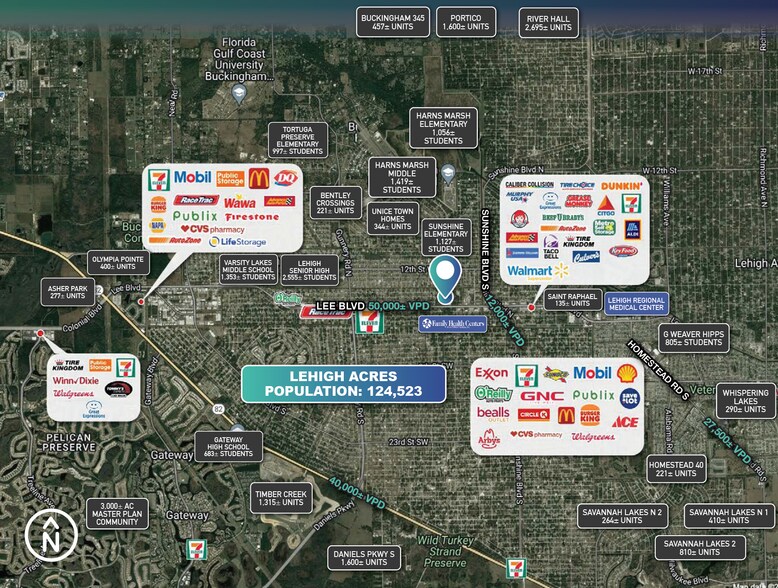 3614-3650 5th St W, Lehigh Acres, FL à louer - Photo du bâtiment - Image 2 de 3