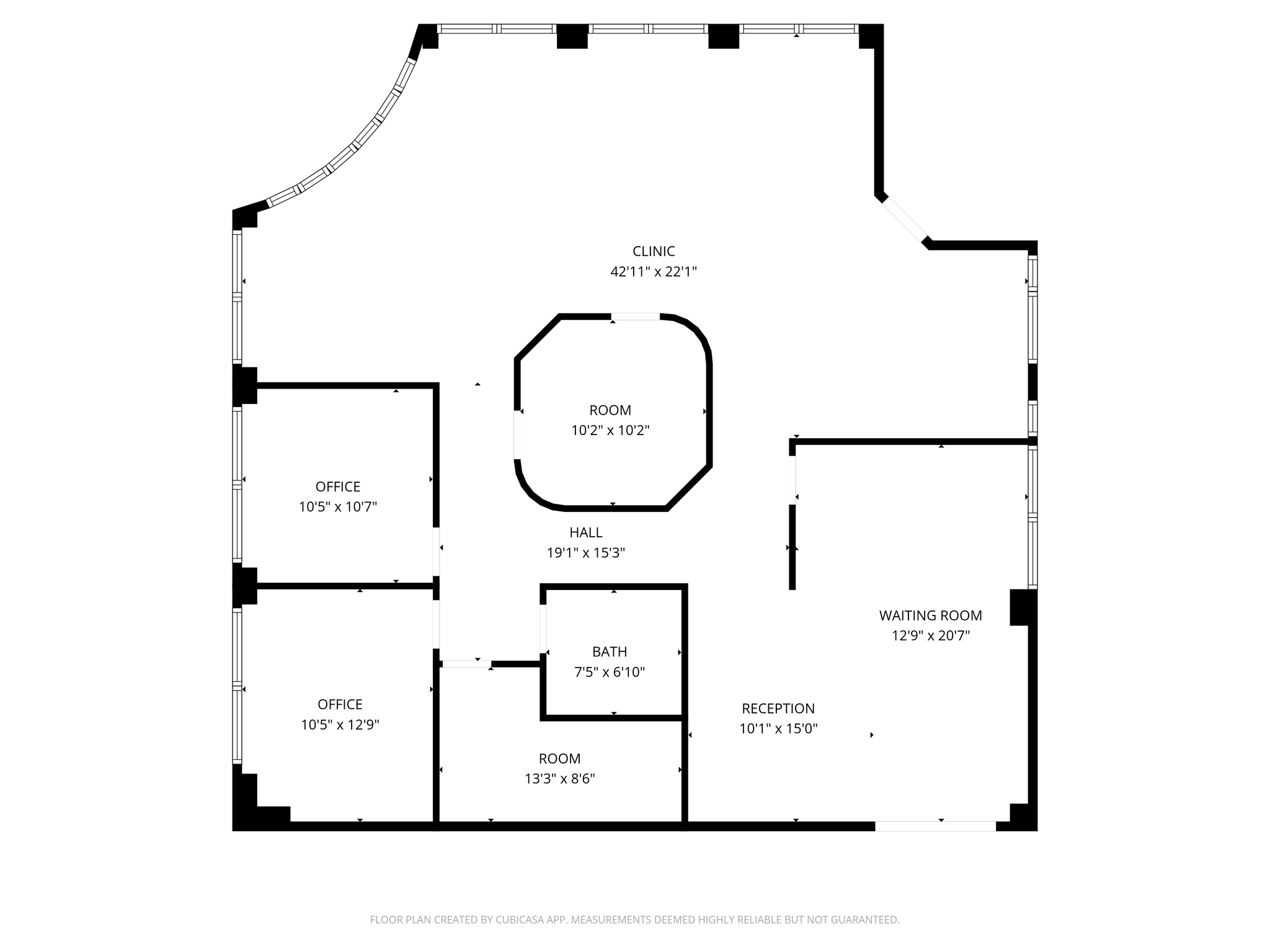 6767 N Fresno St, Fresno, CA à louer Plan d’étage- Image 1 de 1
