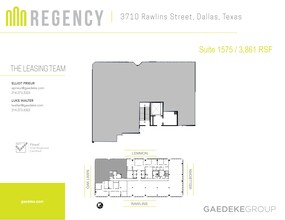 3710 Rawlins St, Dallas, TX for lease Site Plan- Image 1 of 1