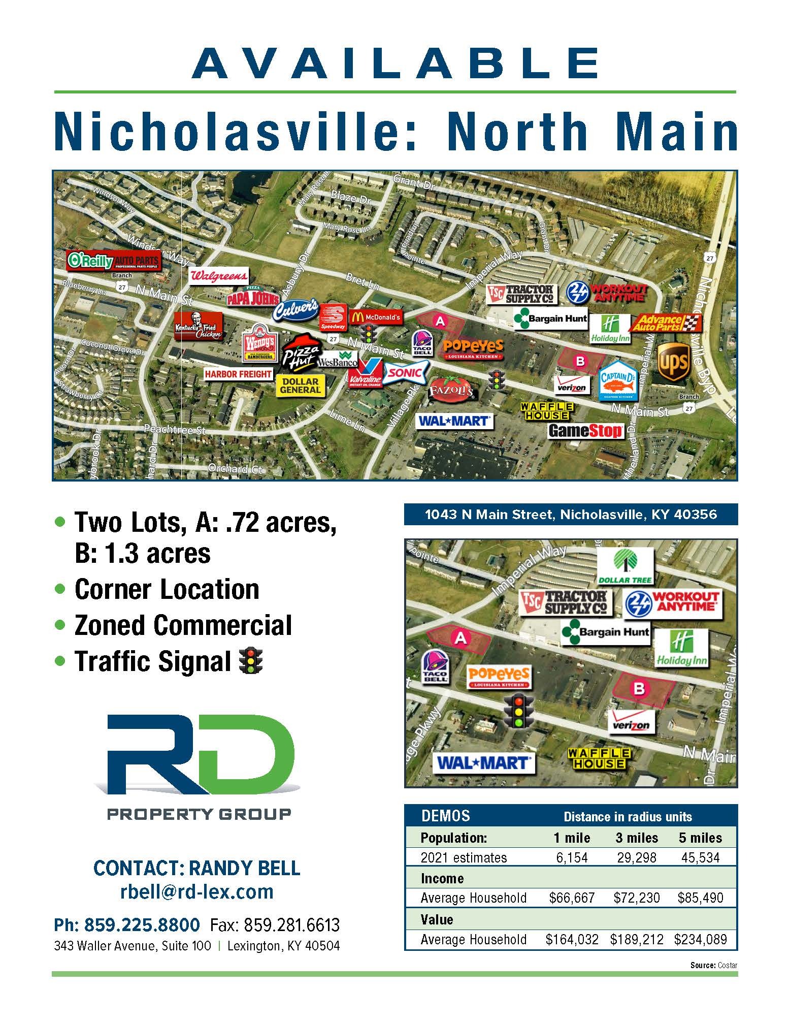 1021 N Main St, Nicholasville, KY for lease Site Plan- Image 1 of 3