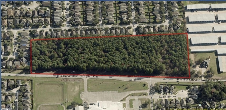 0 Hufsmith Kohrville Rd, Tomball, TX for sale - Aerial - Image 3 of 3