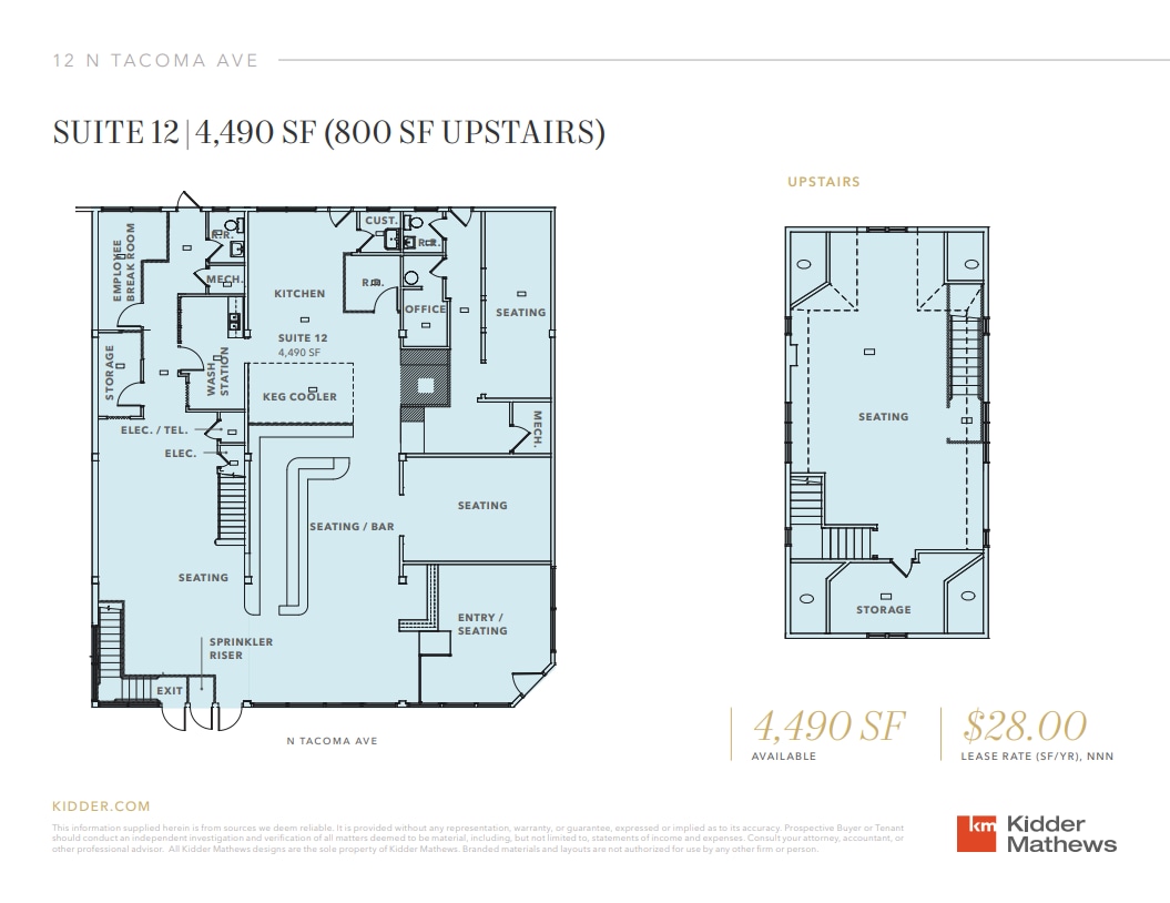 12 N Tacoma Ave N, Tacoma, WA for lease Building Photo- Image 1 of 1