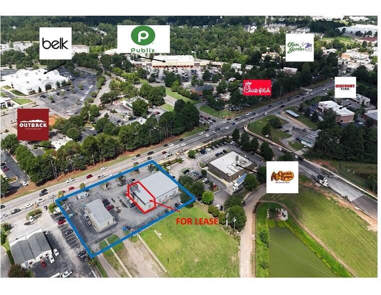 2396-2402 Whiskey Rd, Aiken, SC for lease - Building Photo - Image 2 of 6