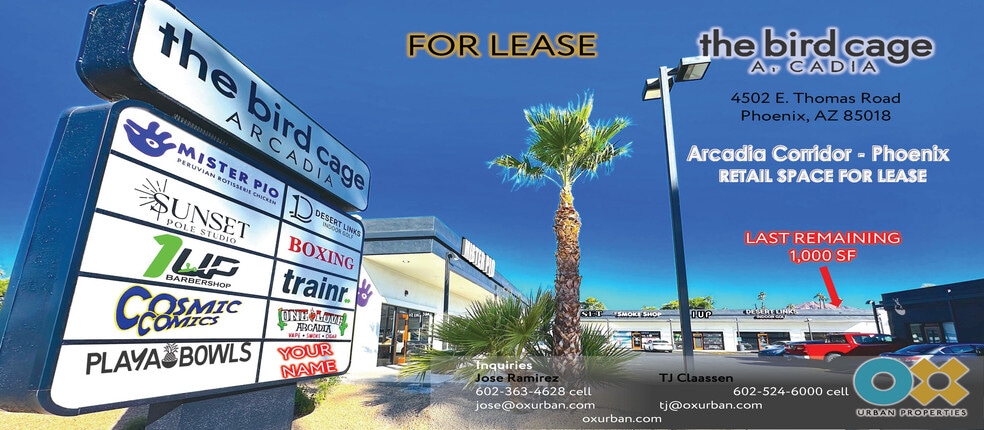 4502-4528 E Thomas Rd, Phoenix, AZ for lease - Building Photo - Image 3 of 15