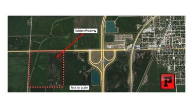 Route 24, Chenoa, IL - aerial  map view