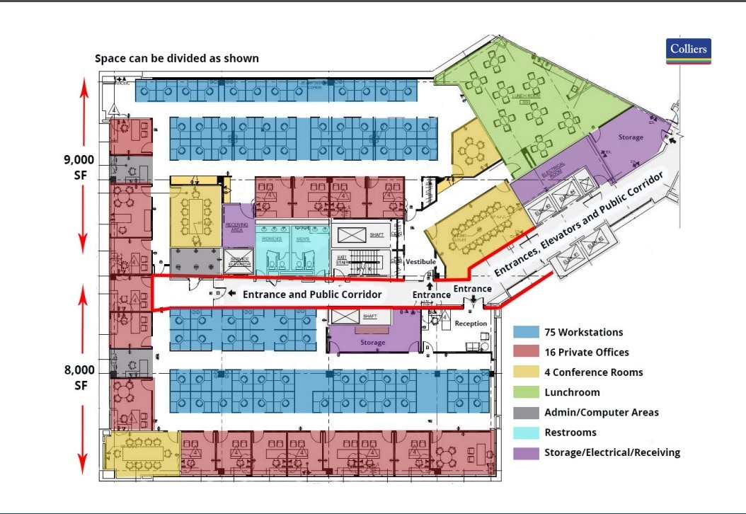 100 Quentin Roosevelt Blvd, Garden City, NY à louer Plan d’étage- Image 1 de 1