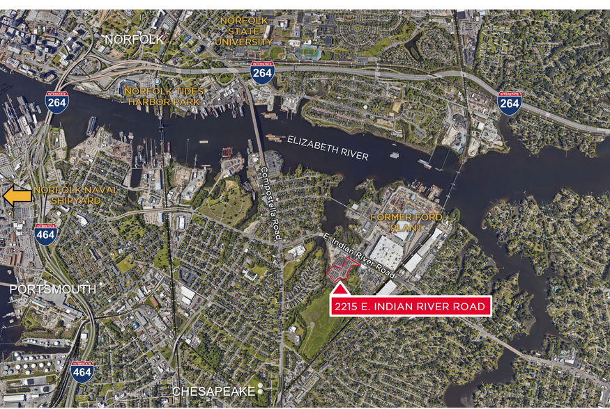 2215 E Indian River Rd, Norfolk, VA à louer - Photo du bâtiment - Image 2 de 2