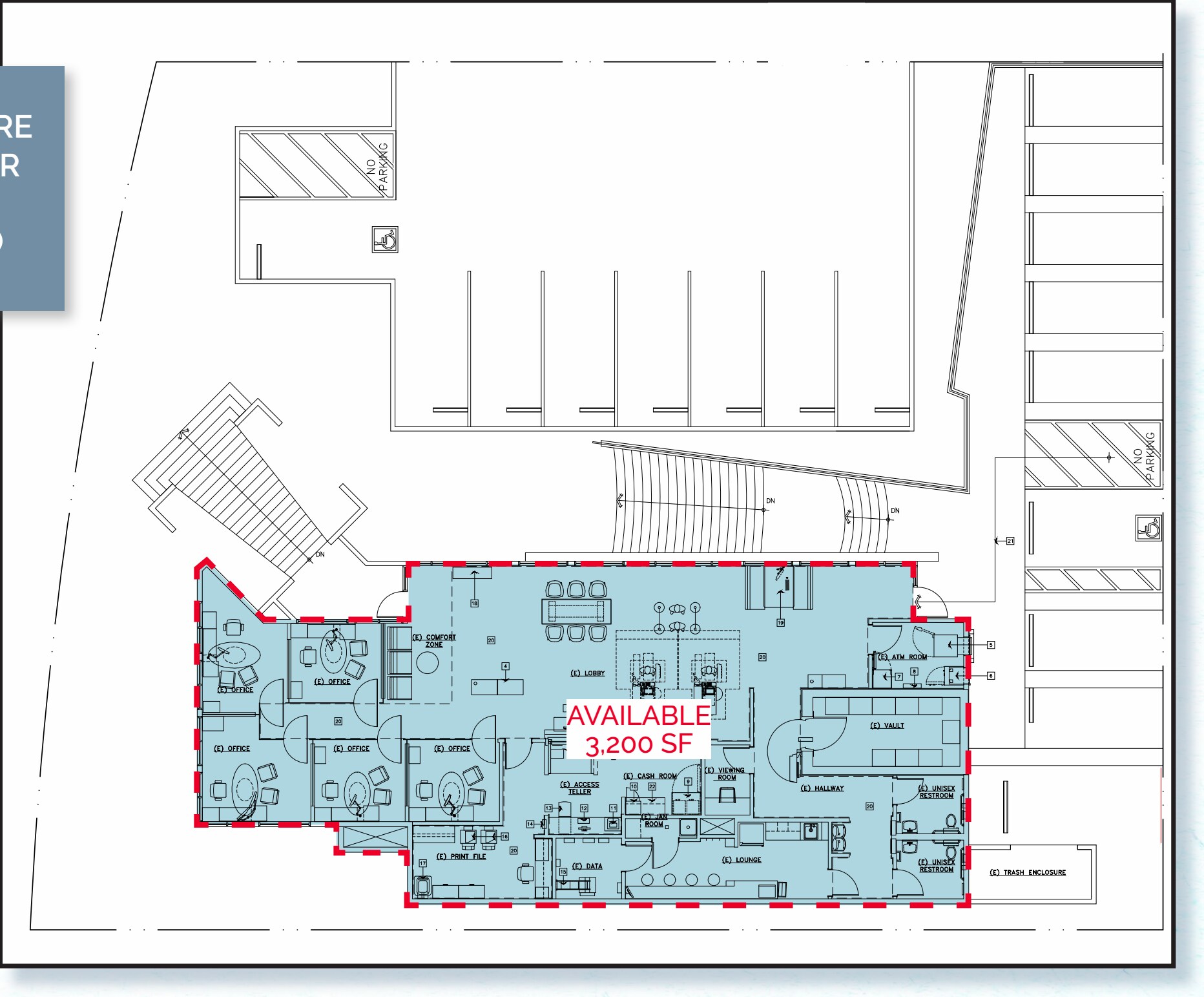1435 Camino del Mar, Del Mar, CA for lease Floor Plan- Image 1 of 1