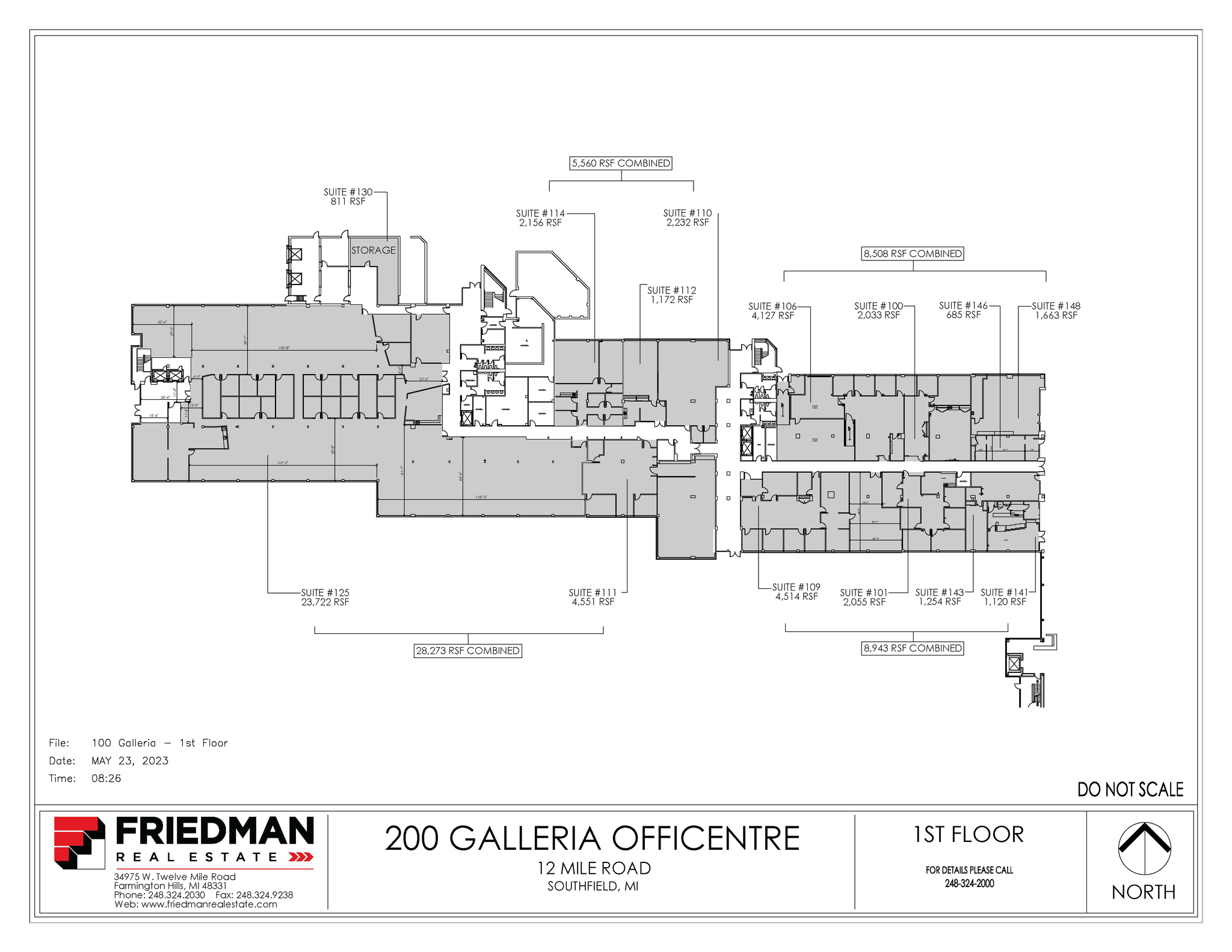 300 Galleria Officentre, Southfield, MI for lease Floor Plan- Image 1 of 1