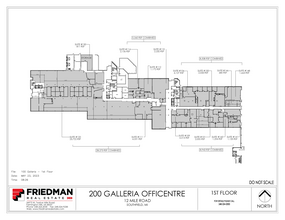 300 Galleria Officentre, Southfield, MI for lease Floor Plan- Image 2 of 2