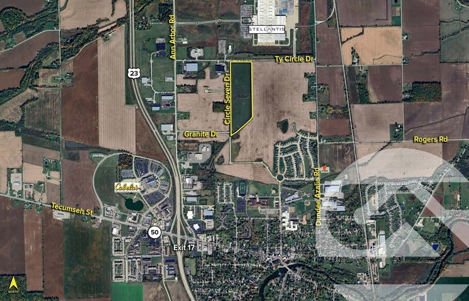 Circle Seven, Ty Cir, Dundee, MI for sale - Building Photo - Image 1 of 1