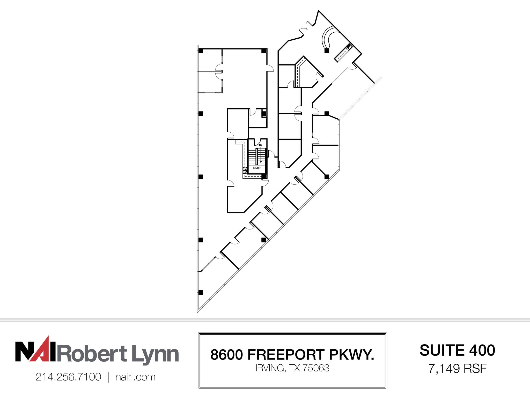 8600 Freeport Pky, Irving, TX à louer Plan d’étage- Image 1 de 1