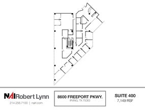 8600 Freeport Pky, Irving, TX à louer Plan d’étage- Image 1 de 1