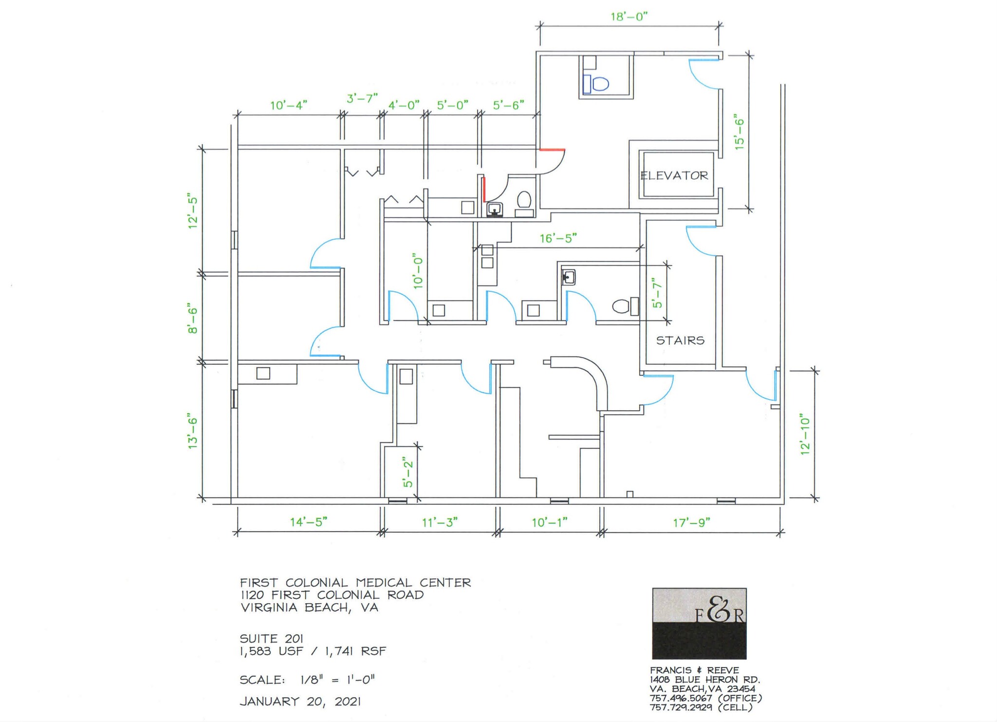 1120 First Colonial Rd, Virginia Beach, VA à vendre Plan d’étage- Image 1 de 1