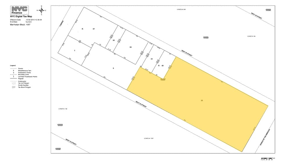1345 Avenue of the Americas, New York, NY for lease - Plat Map - Image 2 of 15