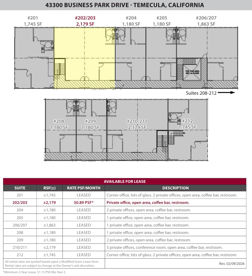 43300-43320 Business Park Dr, Temecula, CA for lease Floor Plan- Image 1 of 1