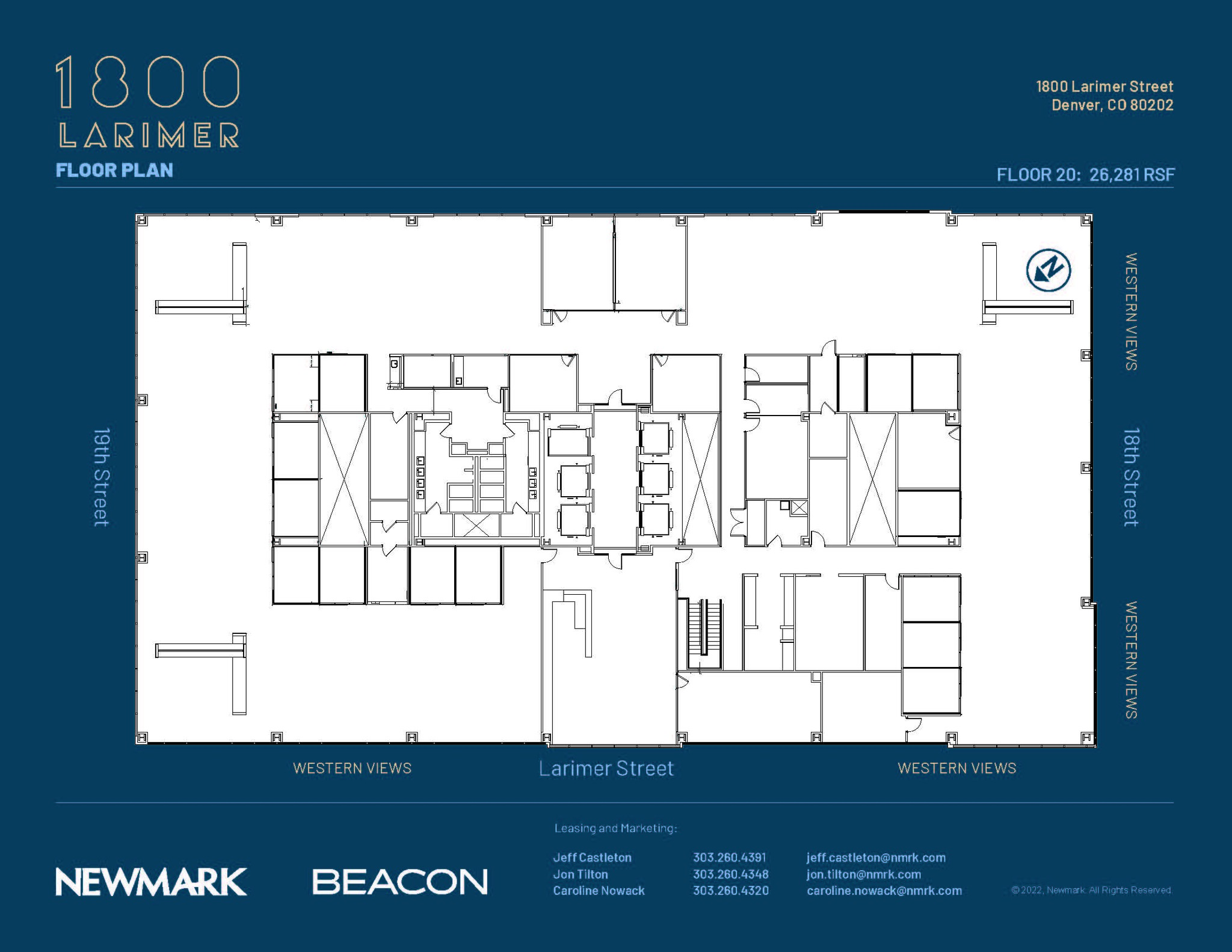 1800 Larimer St, Denver, CO for lease Floor Plan- Image 1 of 1