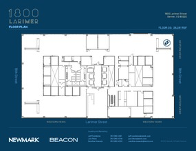 1800 Larimer St, Denver, CO for lease Floor Plan- Image 1 of 1