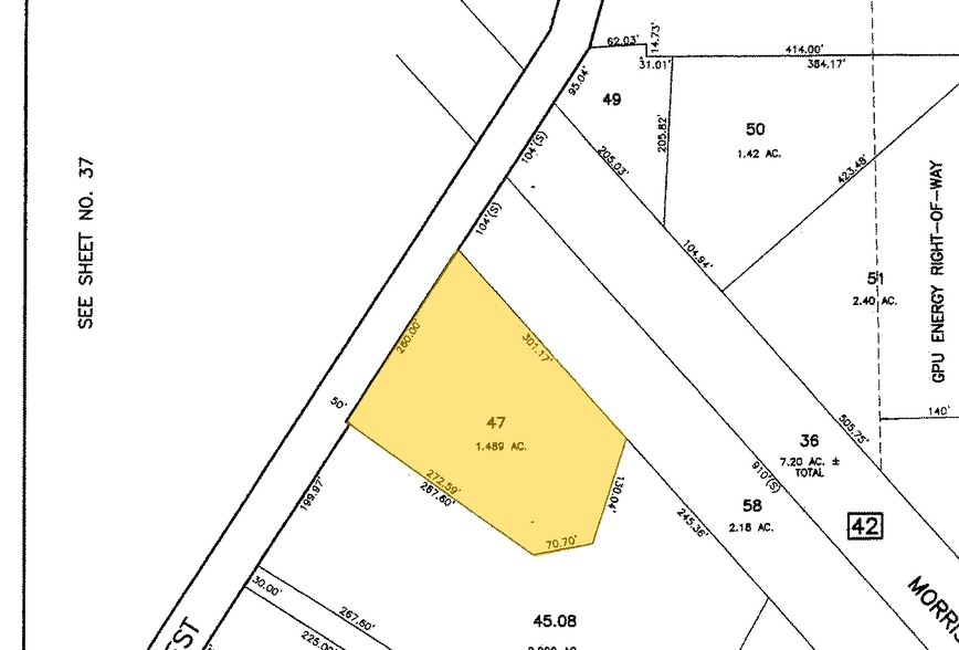 34 Deforest Ave, East Hanover, NJ for lease - Plat Map - Image 2 of 2
