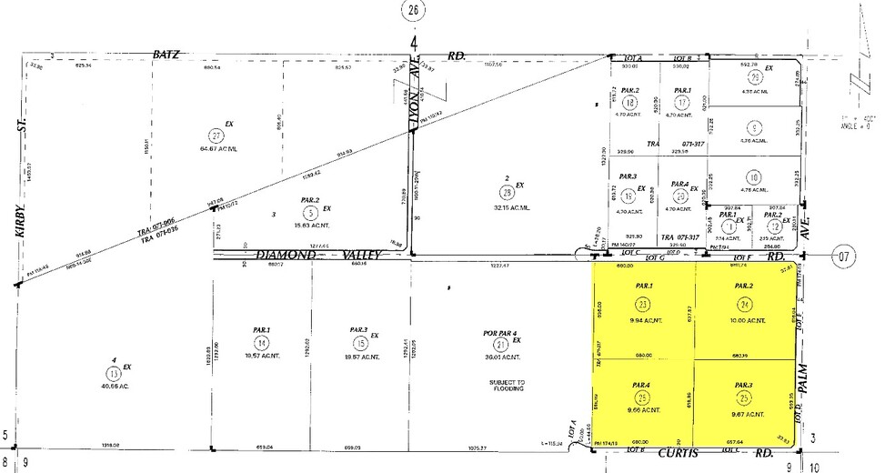 38855 Diamond Valley Rd, Hemet, CA à vendre - Plan cadastral - Image 2 de 2