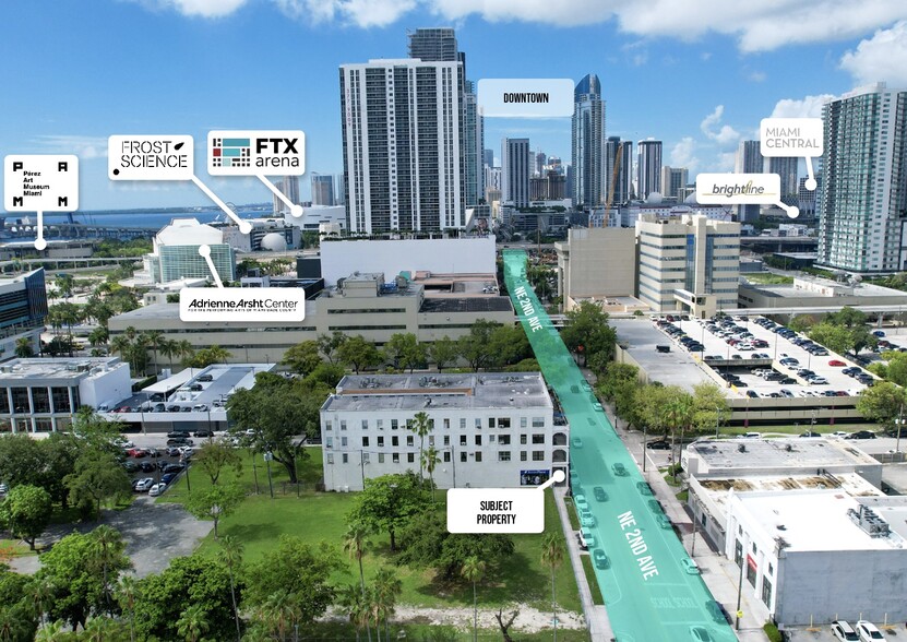 1601-1607 NE 2nd Ave, Miami, FL for lease - Aerial - Image 3 of 14