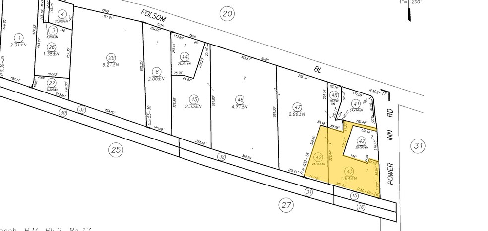 2800 Power Inn Rd, Sacramento, CA à vendre - Plan cadastral - Image 1 de 1