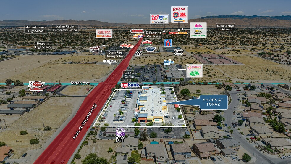 14073 Main St, Hesperia, CA à vendre - Photo du bâtiment - Image 2 de 5